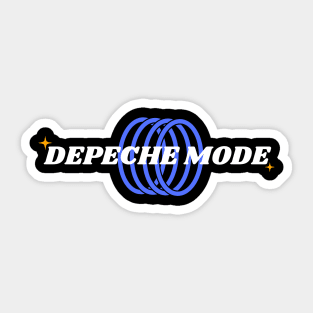 Depeche Mode // Blue Ring Sticker